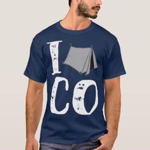 Einheimische Colorado-Geschenke CO Zelt Stolz Berg T-Shirt