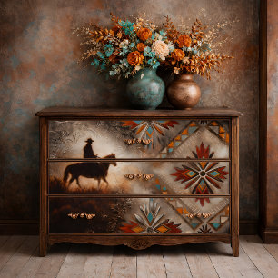 Einheimische Grenzdecoupage Seidenpapier