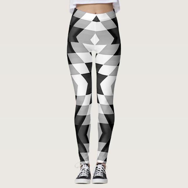 Einheimische Hieroglyphen Leggings (Vorderseite)