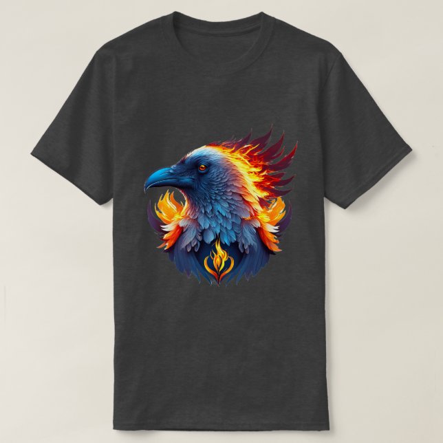 Einheimische Krähe 06 T-Shirt (Design vorne)