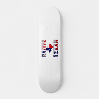 Einheimische Texas-Flaggenkarte Skateboard