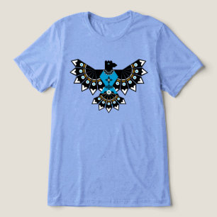 Einheimischer Adler Tri-Blend Shirt