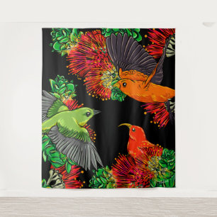 einheimischer Hawaii Wandteppich