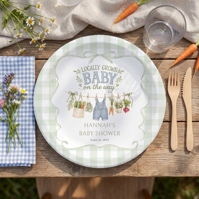 Einheimischer Junge Baby-Party Pappteller (Von Creator hochgeladen)
