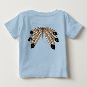 Einheimisches Babyshirt Einheimische Wildtierkunst Baby T-shirt