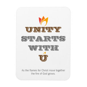 EINHEIT BEGINNT MIT DIR MAGNET