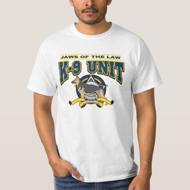 Einheit der Polizei-K-9 T-Shirt (Vorderseite)