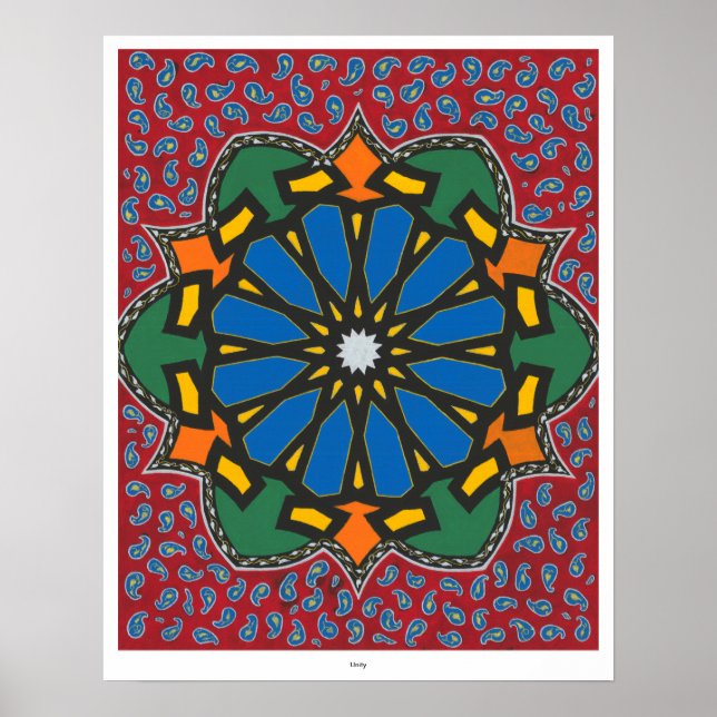 Einheit - Drucken Poster (Vorne)