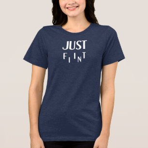 "Einheit einbinden: EINFACH EINSETZEN" motivierend Tri-Blend Shirt