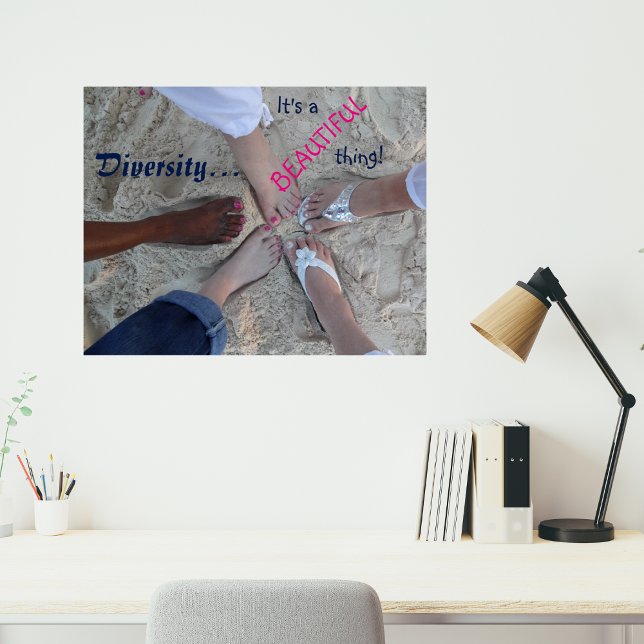 Einheit! Ethnisches Diversity Rum Point Cayman-Ins Poster (Von Creator hochgeladen)