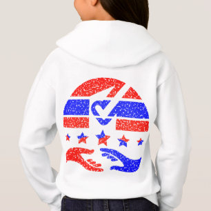 Einheit in Aktion - Ein Leuchtfeuer der Partnersch Hoodie