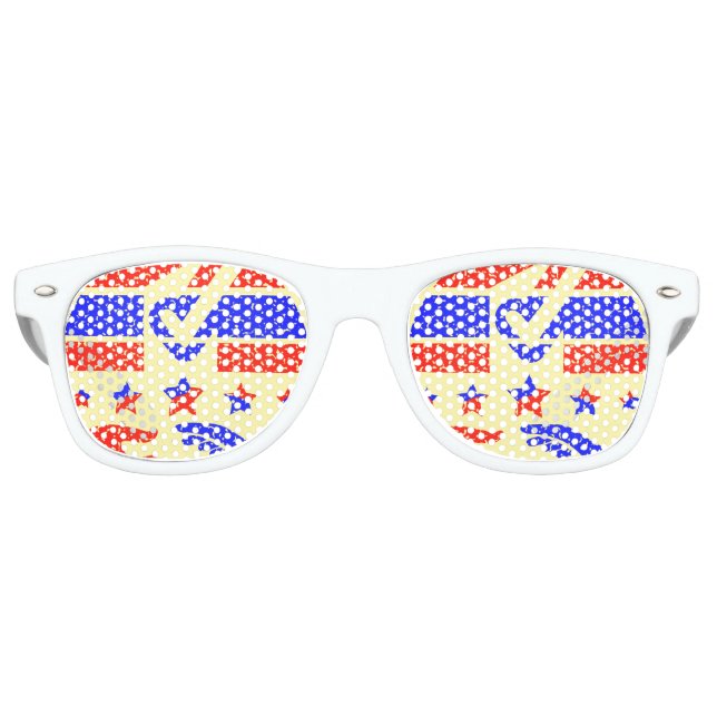 Einheit in Aktion - Ein Leuchtfeuer der Partnersch Partybrille (Vorderseite)