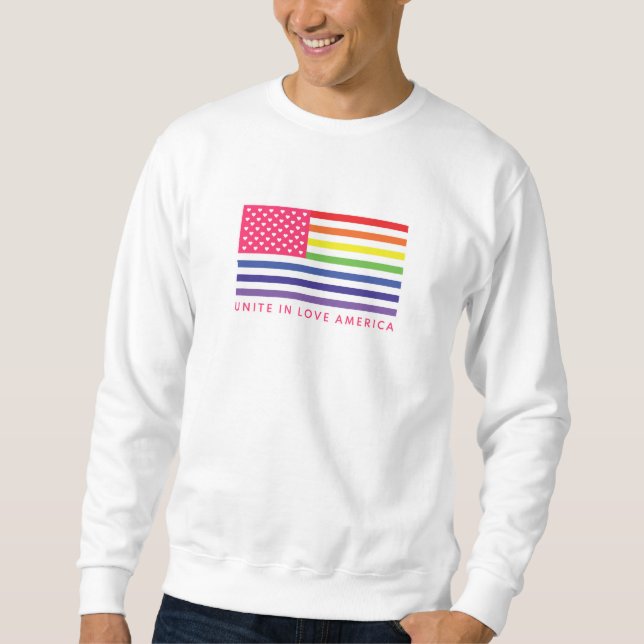Einheit in der Liebe Amerika - Sweatshirt (Vorderseite)