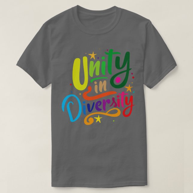 Einheit in Diversity 2 T-Shirt (Design vorne)