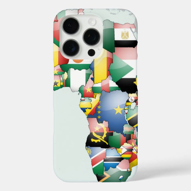Einheit in Diversity: Afrikas Flaggen-Sammlung Case-Mate iPhone Hülle (Rückseite)