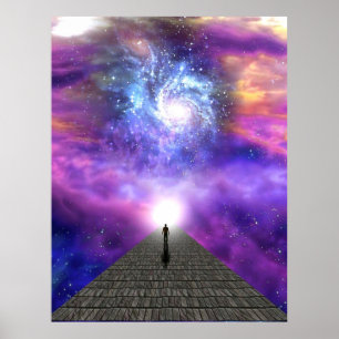 Einheit mit dem Universum, großes Rätsel des Leben Poster