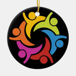 Einheit - Teamwork - SRF Keramikornament