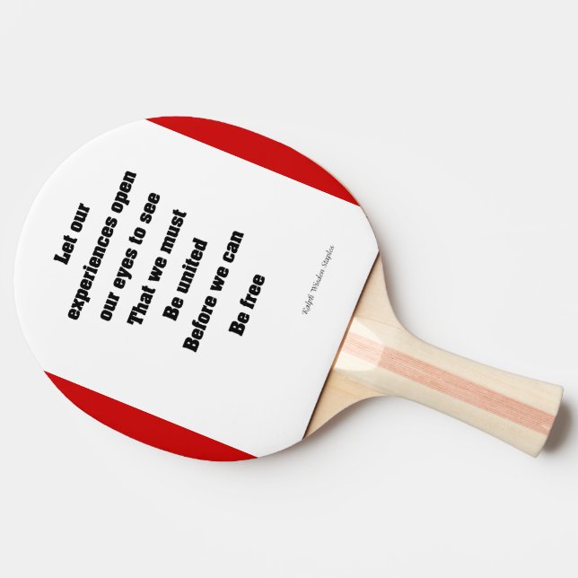 Einheit Tischtennis Schläger (Seitenansicht)