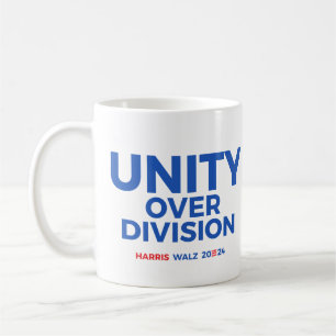Einheit über Division - Harris Walz 2024 Kaffeetasse