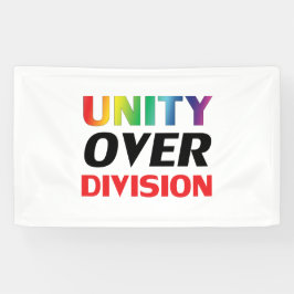 Einheit über Division, rot, weiß, lgbtq lgbt stolz Banner