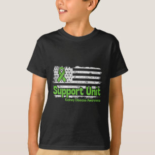 Einheit zur Unterstützung von Krankheiten Flag Nie T-Shirt