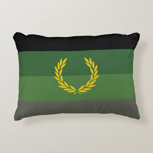 Einheitliche Militärflagge Dekokissen (Vorderseite)