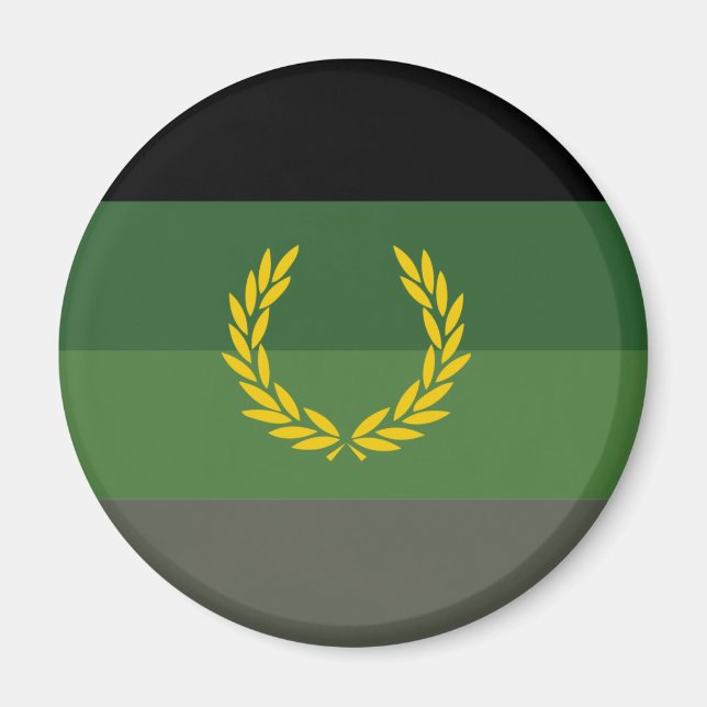Einheitliche Militärflagge Magnet (Vorne)