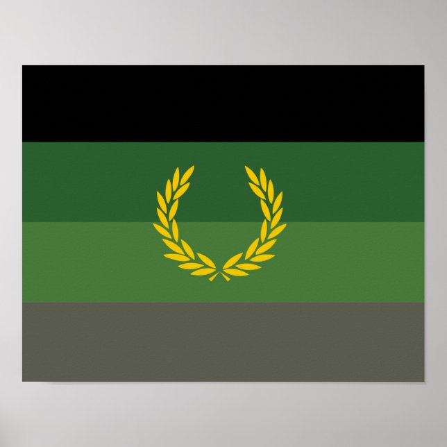 Einheitliche Militärflagge Poster (Vorne)