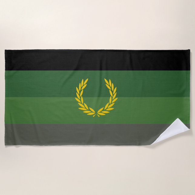 Einheitliche Militärflagge Strandtuch (Vorderseite)
