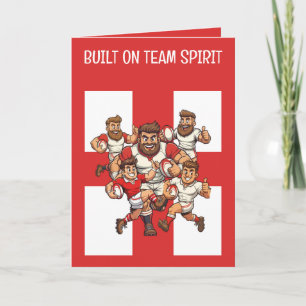 Einheitliche Rugby-Mannschaftsgeist Karte