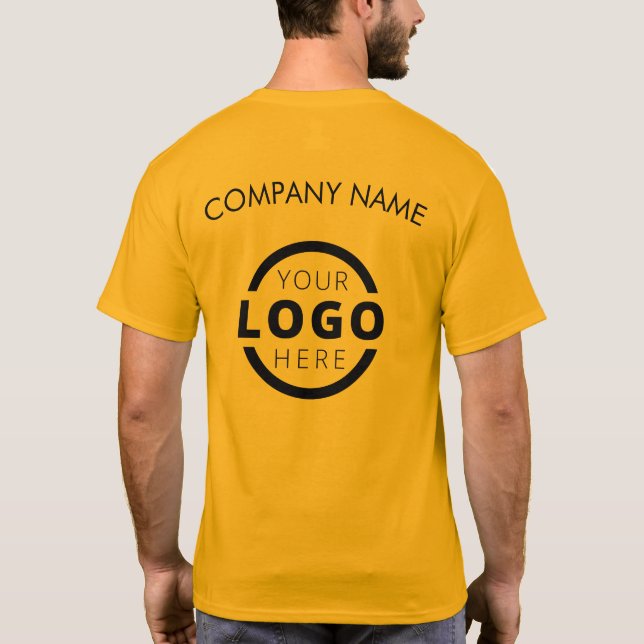 Einheitlicher Mitarbeiter für das Logo für Unterne T-Shirt (Rückseite)
