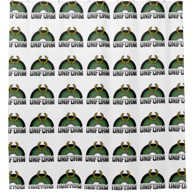 Einheitlicher Stolz Duschvorhang (Vorderseite)