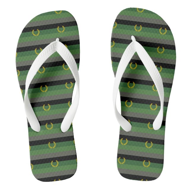 Einheitlicher Stolz Flip Flops (Fußbett)
