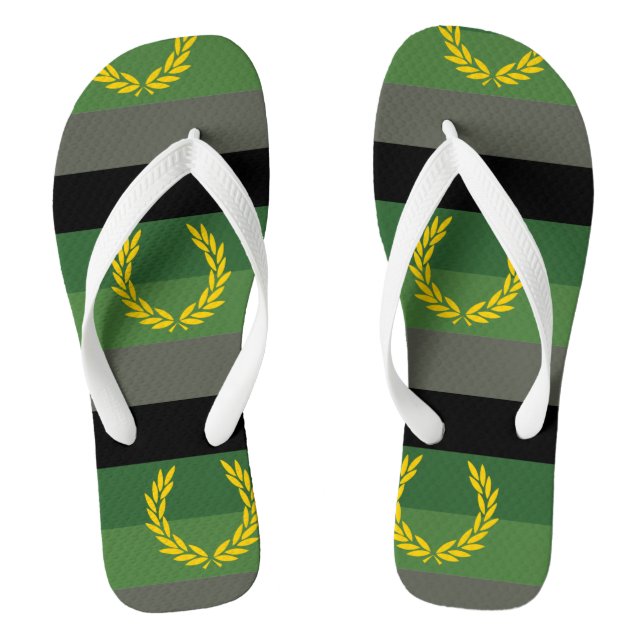 Einheitlicher Stolz Flip Flops (Fußbett)