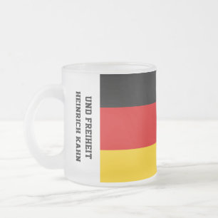 Einheits- Gerechtigkeits- und Freiheits Deutschlan Mattglastasse