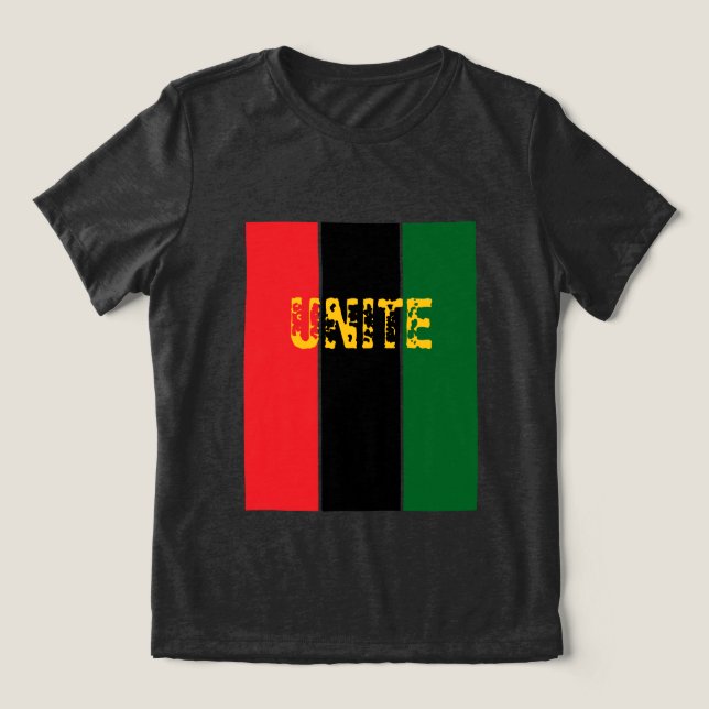 Einheits-Pride-T-Shirt 1 Tri-Blend Shirt (Design Vorderseite)