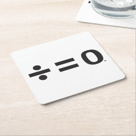 Einheits-Symbol-Quadrat-Untersetzer Rechteckiger Pappuntersetzer