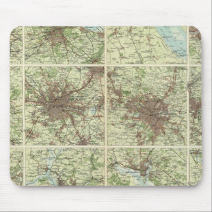 Einheitsstädte in England und Schottland Mousepad