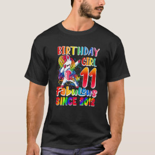 Einhorn 11 Jahre alt Fabulous seit 2012 11. Geburt T-Shirt