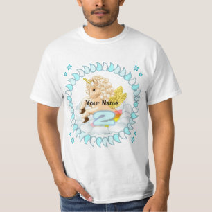 Einhorn 2 Jahre alt Geburtstag T-Shirt