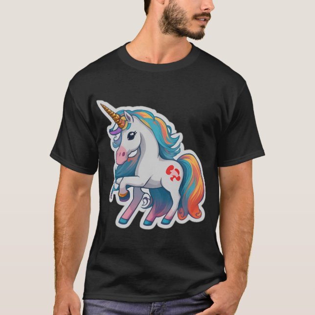 Einhorn     (2) T-Shirt (Vorderseite)