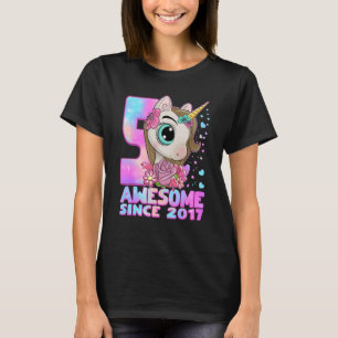 Einhorn 5 5 Jahre alt 5. Geburtstag Girl Party K T-Shirt