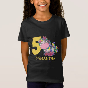 Einhorn 5. Geburtstags-T-Shirt T-Shirt