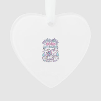 Einhorn-Abenteuer-Horn aktiviert süße Pastell-Graf Ornament
