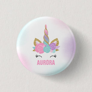 Einhorn-Abzeichen Einhorn-Geschenk Party Pin Pink Button