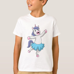 Einhorn als Ballerina im Ballett T-Shirt