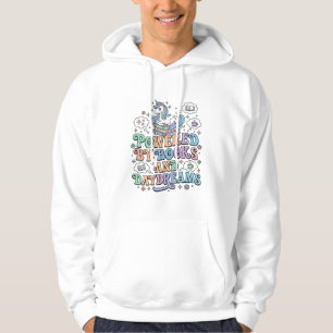 Einhorn, angetrieben von Büchern und Tagträumen Ka Hoodie