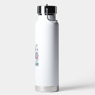 Einhorn, angetrieben von Büchern und Tagträumen Ka Trinkflasche