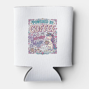 Einhorn, angetrieben von Kaffee und Einhorn-Magie- Dosenkühler