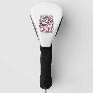 Einhorn, angetrieben von Neugier und Glitter Styli Golf Headcover